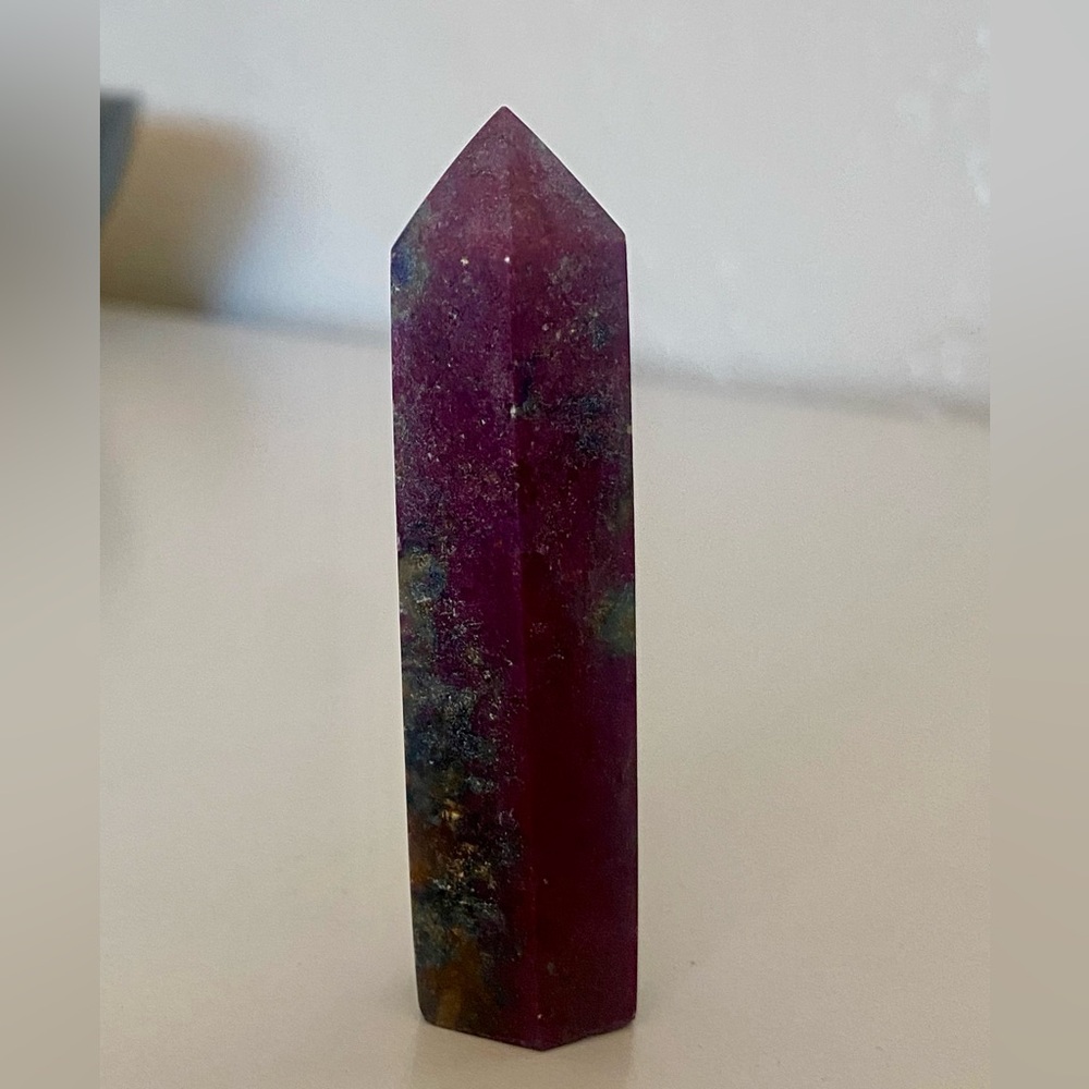 ✨ Ruby in Kyanite Crystal Tower Point ✨